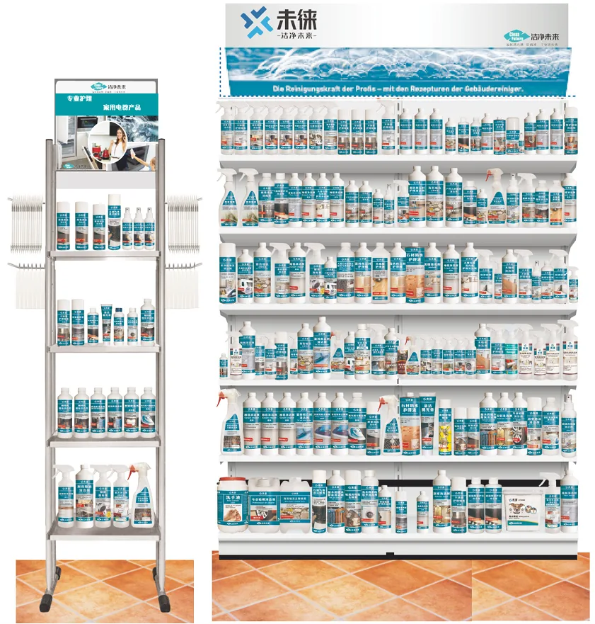 未徕 CleanFuture 家居清洁剂产品中心，展示扫地机器人清洁液、湿巾浓缩液和 OEM ODM 清洁产品方案